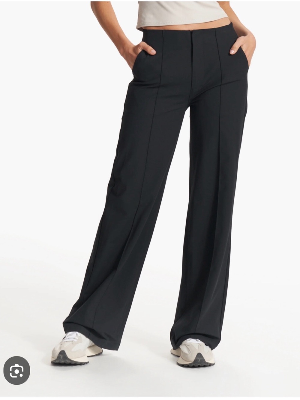 Vuori Meta Wide-Leg Women's Pants - Black XS